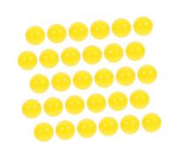 VALICLUD 30pcs Yellow Openable Raffle Balls for Party Games Plastic Lottery Balls with Hidden Surprise Design for Raffle Prizes and Party Favors