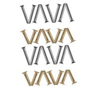 VALICLUD 32pcs Umbrella Rivet Replacement Pins for Compact Threefold Umbrellas Tubular Studs for Rib Repair Easy Installation Parasol Frame Support Connectors
