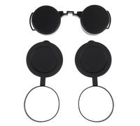 VALICLUD 35Mm Objective Lens Caps 3Pcs Rubber Scratch-Resistant Waterproof Replacement Covers for Binoculars and Monoculars Outdoor Activities