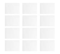 VALICLUD 35pcs Braille Learning Paper White Sheets for Blind Individuals Writing Practice Teaching Aid