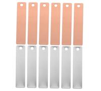 VALICLUD 36 Pairs Copper and Zinc Electric Strips for Science Experiment Kit Enhanced Conductivity and Versatile Application, Suitable for Schools and Homes, and Hobbyist DIY Battery