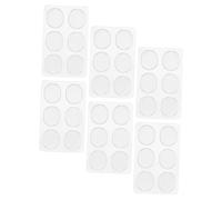 VALICLUD 36pcs Transparent Silicone Heel Liners for Foot Relief Soft Oval Heel Pads with High Elasticity for Blister Prevention Reusable Protectors for Comfortable Shoe Fit