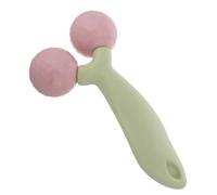 VALICLUD 3D Handheld Face Roller Massager - Green Facial Massage Tool for Skin Care Includes Beauty Roller for Toning and Relaxation