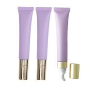 VALICLUD 3Pcs 20ml Refillable Eye Cream Tube Massage Head Squeeze Cosmetic Dispenser for Women Travel Essential Oil Container Empty Cream Applicator