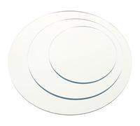 VALICLUD 3pcs Acrylic Reflective Board Photography Prop Mirror Board Unique Design Adds Dimension to Photos Silver Mirror Plate for Professional Photography