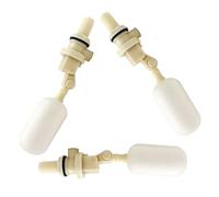 VALICLUD 3pcs Adjustable Arm Water Float Valve for Livestock Automatic Water Level Control Plastic Construction Weather Resistant Easy Installation for Dog Horse Goat Sheep Pig Cattle