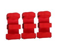 VALICLUD 3pcs Adjustable Fire Extinguisher Fixing Band with Strong Touch Fastener Vehicle Mount Strap for Car Trunk Easy Installation and Secure Emergency Support