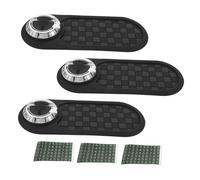 VALICLUD 3pcs Anti-slip Car Dashboard Organizer Mat with Rotating Phone Holder Parking Number Pad Sunglasses and Key Storage Weather-resistant Car Mount Accessories