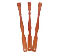 VALICLUD 3pcs Bamboo Back Scratching Stick Set with Ergonomically Shaped Handles for Home Use, Long Handle Back Scratcher for Men and to Itches