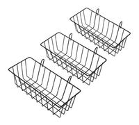 VALICLUD 3pcs Black Metal Rabbit Hay Feeder Rack for Cage Small Animals Hay Holder Convenient Bunny Feeder Accessory for Household Pets