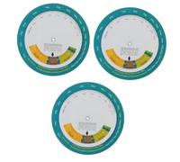 VALICLUD 3pcs Bmi Weight Index Health Turntable Wall Mounted Female Bmi Chart Quick Reference Tool for Effortless Monitoring and Aesthetics Homes Gyms and Clinics