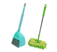 VALICLUD 3pcs Boy Girl's Broom Set Mini Broom Dustpan Mop Toys for Boys and Girls Indoor Sweeper