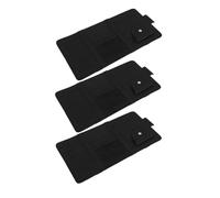 VALICLUD 3pcs Car Sun Visor Organizer Pouch with PU Leather Sunglasses Holder and Card Storage for Driving License Registration and Insurance Multifunctional Visor Storage for Trucks and