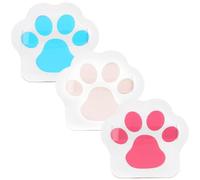 VALICLUD 3pcs Cat Claw Powder Puff Set for Makeup Application, Synthetic Sponge Material Elastic Band, Gentle on Skin, for Professionals and Makeup Starters