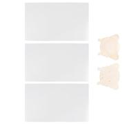 VALICLUD 3pcs Cat Litter Box Splash Guards Pvc Protector with Butterfly Clips, Semi- Frosted Panels, Universal Cat Toilet Shield for Indoor Litter Tray Enclosure