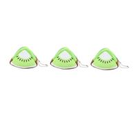 VALICLUD 3pcs Cute Triangle Purse Stylish Fruit Shaped Wallet for Women Compact Change Purse for Pouch for Travel Shopping and Everyday Use