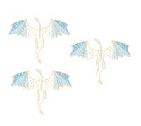 VALICLUD 3pcs Dinosaur Enamel Brooch Pin Alloy Lapel Pins for Women Backpacks Jackets Sweaters Hats Decorative Cartoon Flying Dragon