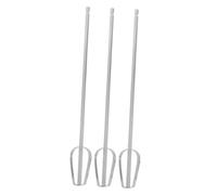 VALICLUD 3pcs Electric Egg Beater Accessories Mixer Electric Handheld Hand Mixer Whisk Replacement Mixer Replacement Parts Kitchen Egg Beater Mixer Beaters Stainless Steel Silver re-usable