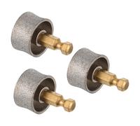 VALICLUD 3pcs Electric Pet Nail Grinder with Metal Raised Grinding Heads, Multi-functional Polishing Tool for Household Use, Includes Replacement Wheels for Pets Nails Care