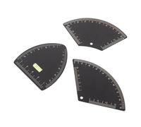 VALICLUD 3pcs Eyebrow Locator for Shaping and Defining Eyebrow Template Tool Brow Mapping Guide for Makeup