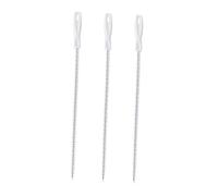 VALICLUD 3pcs Flexible Sink Drain Cleaning Brushes 45cm Long Abs Nylon Fiber and Steel Wire for Effective Removal of Garbage and Hair from Shower Drain