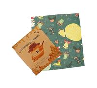 VALICLUD 3pcs Fresh-Keeping Cloth Reusable Food Beewax Wraps Beewax Wraps for Bowl Sustainable Wax Cloth Food Storage Wrap Washable Food Kitchen Beeswax Preservation Reusable Beeswax Home