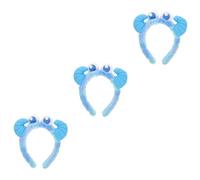 VALICLUD 3pcs Funny Buffalo Horn Headband Women Animal Ears Headwear for Party Costumes