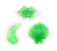 VALICLUD 3pcs Gel Therapy Cold Packs for Facial Care Eye Ice Patch Reusable Pack for Soothing Swelling Strains Sports Injuries Designs