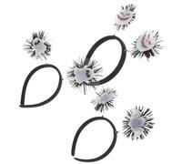 VALICLUD 3pcs Glow Dark Bat and Ghost Headbands Set for Halloween Party Spooky Hair Accessories with Fit Lightweight Design for Cosplay Trick Treat Events and Themed Glow Parties