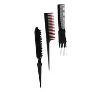 VALICLUD 3Pcs Hair Comb Rounded Double Tooth Haircut Combs for Salon Use Durable Lightweight Suitable for Wet Dry Hair for Women Men Extensions Wigs