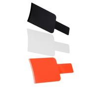 VALICLUD 3pcs Hair Dye Paddle Highlighting Boards for Salon and Home Use Ergonomic Hair Coloring Tools with Curved Plastic Design Smooth Edge for Fast