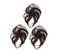 VALICLUD 3pcs Hair Toppers for Women Lightweight Human Hair Wiglets for Thinning -application Breathable Design for Daily Use and Volume Enhancement