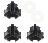 VALICLUD 3pcs Helmet Repair Visor Replacement Motorcycle Helmet Visor Screws Black Sturdy PC Material Easy Replacement Precision Machining Universal Motorcycle Accessories