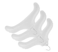VALICLUD 3pcs Inflatable Clothes Hanger Space Saving Travel Hangers for Closet PVC Design for Camping Outdoor Use Easy Storage Non Slip Function