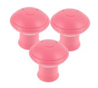 VALICLUD 3pcs Jaw Exercise Ball Portable Face Jaw Exerciser for Double Chin Reduction Sculpting Tool for Men and Women Pink