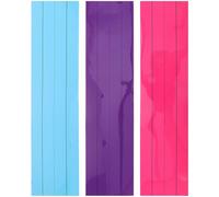 VALICLUD 3pcs Magnetic Sentence Strips for Whiteboard and Fridge, Multi-Purpose Magnetic Dry Erase Labels with Pet Material, Easily Erased and Assorted Colour Strips for Personal Name Tags