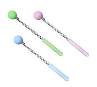 VALICLUD 3pcs Manual Massage Hammers Spring Tapping Sticks for Body Relaxation Suitable for Legs Neck and Back Tool Random Colors