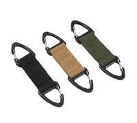 VALICLUD 3Pcs Mask Ear Hook Strap Buckle Set Anti-Slip Nylon Ear Rear Mask Hooks with Backpack Buckles for Adults Black Green Khaki