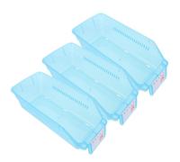 VALICLUD 3pcs Medicine Classification Basket Stackable Pharmaceutical Storage Bin Tablet Organizer Tray for Travel Plastic Medication Box Dividers for Kitchen Pantry