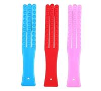VALICLUD 3pcs Meridian Beat Acupoint Massager for Back Pain Relief Percussion Massager Beating Pats for Neck Shoulder Body Massaging Tool Blue Red Pink Random Color