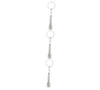 VALICLUD 3pcs Microphone Key Chain Pendant Vintage Keyring Decor for Bags Desktops Chic Music Multipurpose Key Holder Stylish Design for Valentine Day