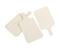 VALICLUD 3Pcs Mini Chopping Boards with Handles Multi Function Pizza Serving Trays for Household Food Prep and Party Platters Wear Resistant Cutting Boards for Bread Desserts Cakes