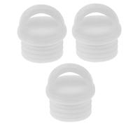 VALICLUD 3pcs Mop Bucket Drain Outlet Stoppers Diameter Rubber Water Sealing Plugs with Pull Ring for Household Rotating Mop Buckets Easy Water Flow Control
