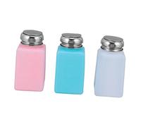 VALICLUD 3pcs Nail Art Polish Remover Press Bottle Gel Nail Remover Bottle Spray Wide Mouth