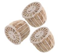 VALICLUD 3pcs Natural Jute Bird Nesting Material for Parakeets and Small Animals, Beige Cotton and Plastic Blend with Enhanced Warmth and Easy to Clean, for Garden Bedding