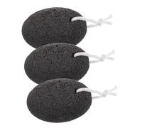 VALICLUD 3pcs Natural Lava Pumice Stone for Feet and Hands Volcanic Foot Scrubber for Callus Removal Hard Skin Exfoliation Dead Skin Remover Home Pedicure Tool