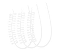 VALICLUD 3Pcs Nylon Washing Machine Cleaning Brush for Drum and Dryer Sturdy Bristles for Dirt Removal Multipurpose Tool for Washer Interior and Air Conditioner Maintenance