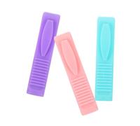 VALICLUD 3pcs Plastic Ampoule Opener with Groove Design Mini Vial Breaker Tool for Nurses and Seniors Portable and Reusable Bottle Opener in Lotus and Dark Violet