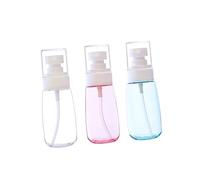 VALICLUD 3pcs Plastic Empty Small Spray Bottle Refillable Travel Use for Makeup Skin Care