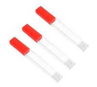 VALICLUD 3pcs Plastic Thermometer Protection Tube Needle Storage Holder Transparent Reusable Plastic Case for Safe Thermometer and Needle Storage Lightweight Portable Design for Family and